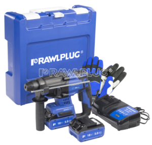 RAWLPLUG R-PRH18--XL2 AKUMULATOROWA MŁOTOWIERTARKA RAWLHAMMER 18V SDS PLUS-ZESTAW 2 LAT GWARANCJI
