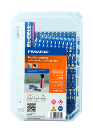 RAWLPLUG SC40II R-KNC-6/25 śr.2,8x25Gwoździe do betonu, łączone plastikiem +GAZ   