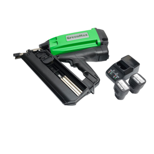 Gwoździarka gazowa 63-100mm BASSO GREEN MAX  AG34/100-A1 GAS- 2 akumulatory+ZESTAW SERWISOWY