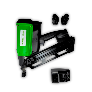 Gwoździarka gazowa 50-90mm BASSO GREEN MAX  AG34/90-A1 GAS- 2 akumulatory+ZESTAW SERWISOWY